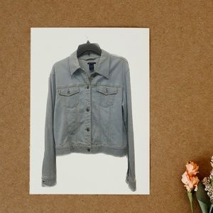 Gap XL Light Denim Jean Stretch Jacket